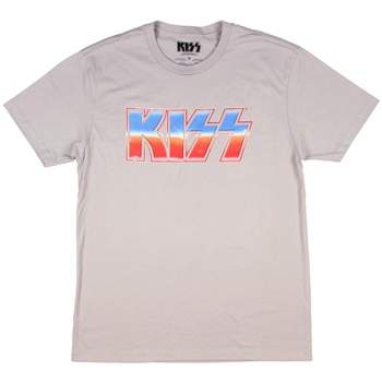 KISS Junior's Colorful Band Logo Boyfriend T-Shirt
