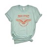 Simply Sage Market Free Spirit Distressed Eagle Short Sleeve Tee - 2 of 4