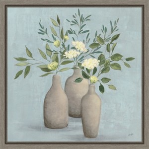 Amanti Art Natural Bouquet II Blue by Julia Purinton Canvas Wall Art Print Framed 16 x 16-in. - 1 of 4