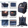 GOOPAWS Pet Carrier Backpack for Dogs and Cats, Collapsible with Breathable Mesh Dog Backpack, for Pets Up to 25 Lbs - 2 of 4