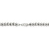 Black Bow Jewelry 6mm, Sterling Silver, Beaded Box Chain Necklace - 4 of 4