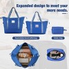 5-Piece Softside Luggage Set,Expandable Lightweight Suitcases with Spinner Wheels,Travel Duffel Bag and Toiletry Bag (20"/24"/28")-Cuddlewood - 3 of 4