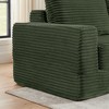 112.6" Corduroy L-Shaped Modular Floor Sectional Sofa Right Chaise - 3 of 4