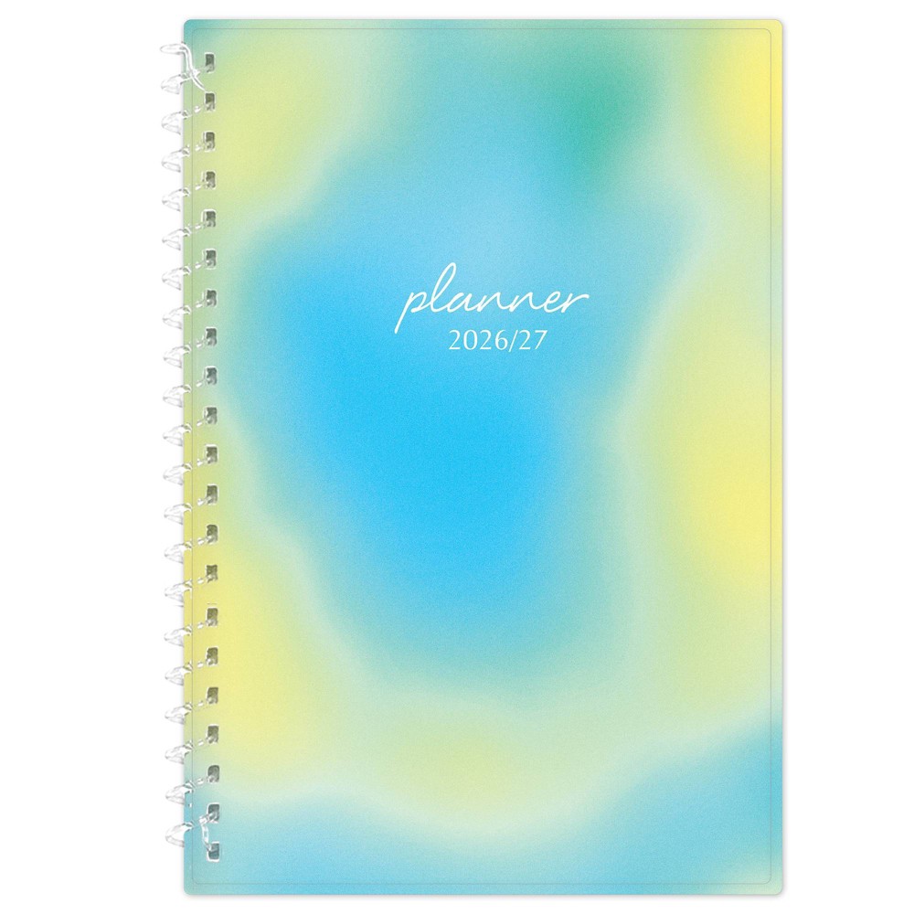 Blue Sky 5"x8" 2026-2027 Student Planning Calendar Dalla Weekly/Monthly Spiral NonTabbed