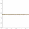 Black Bow Jewelry 1mm 14k Yellow Gold Diamond Cut Fancy Singapore Chain Necklace - 4 of 4