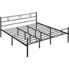 Yaheetech Metal-Framed Platform Bed with Headboard and Footboard - 2 of 4