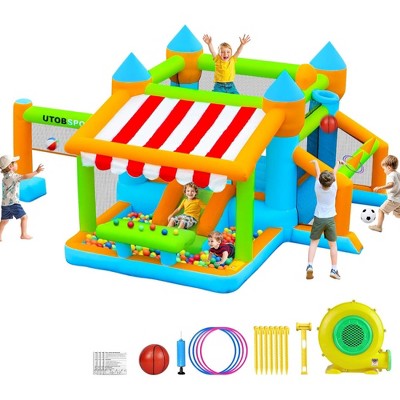 Probe Hues Large Inflatable Bounce House with Blower Ball Pit Kids Playtime