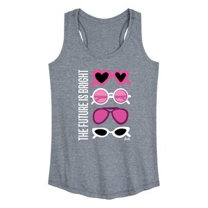Women's - Barbie - The Future is Bright Graphic Racerback Tank - 1 of 4