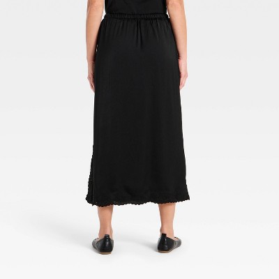 Women's Cutwork Midi A-Line Skirt - Universal Thread' - image 2