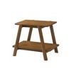 NicBex Modern Wood Coffee Table Set of 3 with Storage Shelf and Cylinder Legs for Living Room and Bedroom - 3 of 4