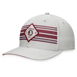 NCAA Florida State Seminoles Structured Chambray Cotton Hat - Gray - 1 of 4