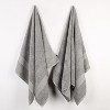 Organic Cotton Medium Weight Solid Towel Set by Blue Nile Mills - 2 of 4