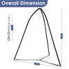 Costway Hanging Chair Stand with Hanging Chain Heavy Duty Metal 440 lbs Weight Capacity - 3 of 4