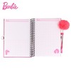 Inkology, LLC Barbie 200-Page Spiral Notebook With Lock, Gel Pen, and Stickers | 6 x 8 Inches - 3 of 4