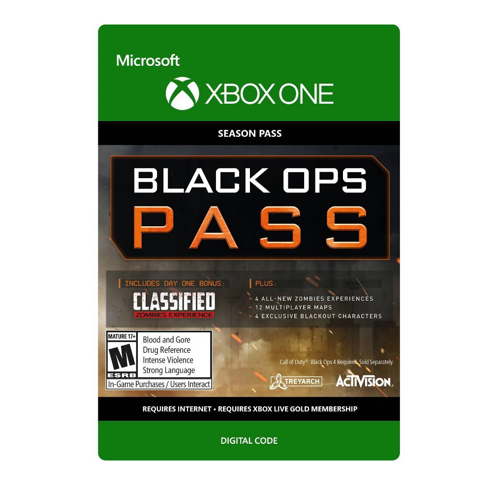 Photos - Game Call of Duty: Black Ops 4 Black Ops Pass - Xbox One (Digital)