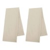 PiccoCasa Soft Microfiber 90 Gsm Polyester Solid Long Body Pillowcases 2 Pcs - 2 of 4