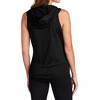 Mafoose Ladies Ultra-Soft with Mesh PosiCharge Tri-Blend Moisture-Wicking Draft Hoodie Tank Top - 2 of 4