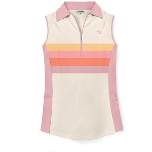 Tipsy Elves Quick Dry Women's Golf Shirt Sleeveless 1/4 Zip Tennis Shirts for Women Tank Top Polo Pickleball Outfits - 1 of 4
