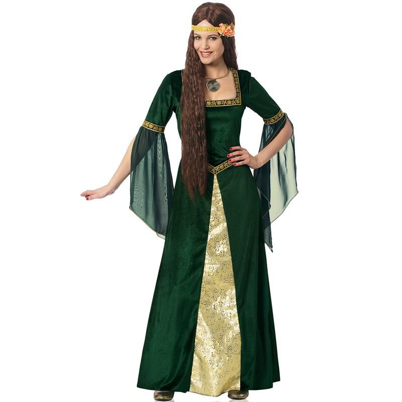 Franco Emerald Renaissance Lady Women's Costume, 1 of 2