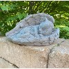 AuldHome Design Angel Cat Memorial Statue; Garden Resin Sleeping Cat Figurine - 4 of 4
