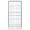 vidaXL Gabion Basket Silver Galvanized Iron Wire 39.4 x 39.4 x 78.7 in - 4 of 4