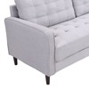 CAVINAS 74" Modern Sofa with Armrests for Living Room,2-Seater Upholstered Couch,High Resilience Love Seat Sofa,Solid Wood Frame Comfy Couch - 4 of 4