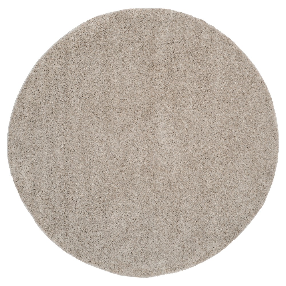 Linen Solid Loomed Round Area Rug - (6'7in Round) - Safavieh