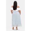 Women's Plus Size Averi Skirt - sky blue | CITY CHIC - 3 of 4