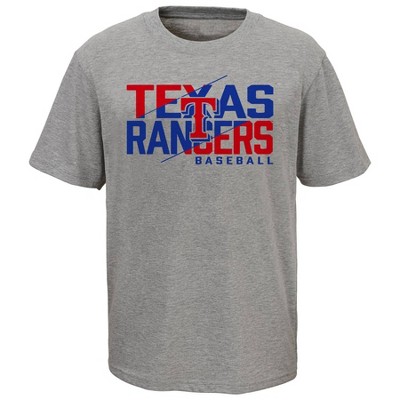 MLB Productions Youth Red Texas Rangers Logo T-Shirt Size: Extra Large