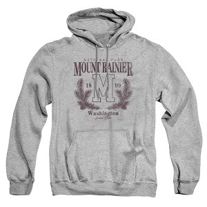 Men's Mount Rainier National Park Pine Wreath Pull-Over Hoodie - 1 of 4