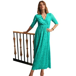 Jessica London Stretch Lace Maxi Dress - 1 of 4