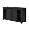 Okak Farmhouse 4-Drawer Buffet Sideboard Storage Cabinet for Dining Room,Kitchen Pantry Cabinets with Sliding Barn Door & Metal Handles - 4 of 4