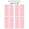 Big Dot of Happiness Pink Elegantly Simple - Guest Party Favors Water Bottle Sticker Labels - Set of 20 - 3 of 4
