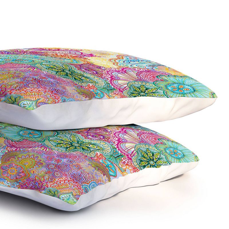 Stephanie Corfee Flourish Allover Lightweight Pillowcase Standard Pink - Deny Designs, 4 of 5