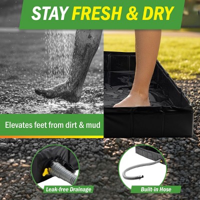 Wakeman Outdoors Foldable Camping Shower Pan Floor