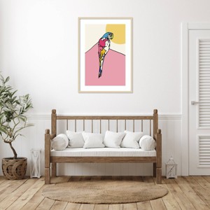 Amanti Art Tropical Bird IV by Project C Wood Framed Wall Art Print - 1 of 4