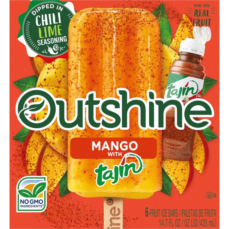 Outshine Mango with Tajin Frozen Fruit Bar - 6ct, 1 of 13