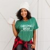 Simply Sage Market Women's Christmas Break Can't Come Soon Enough Short Sleeve Graphic Tee - 2 of 4