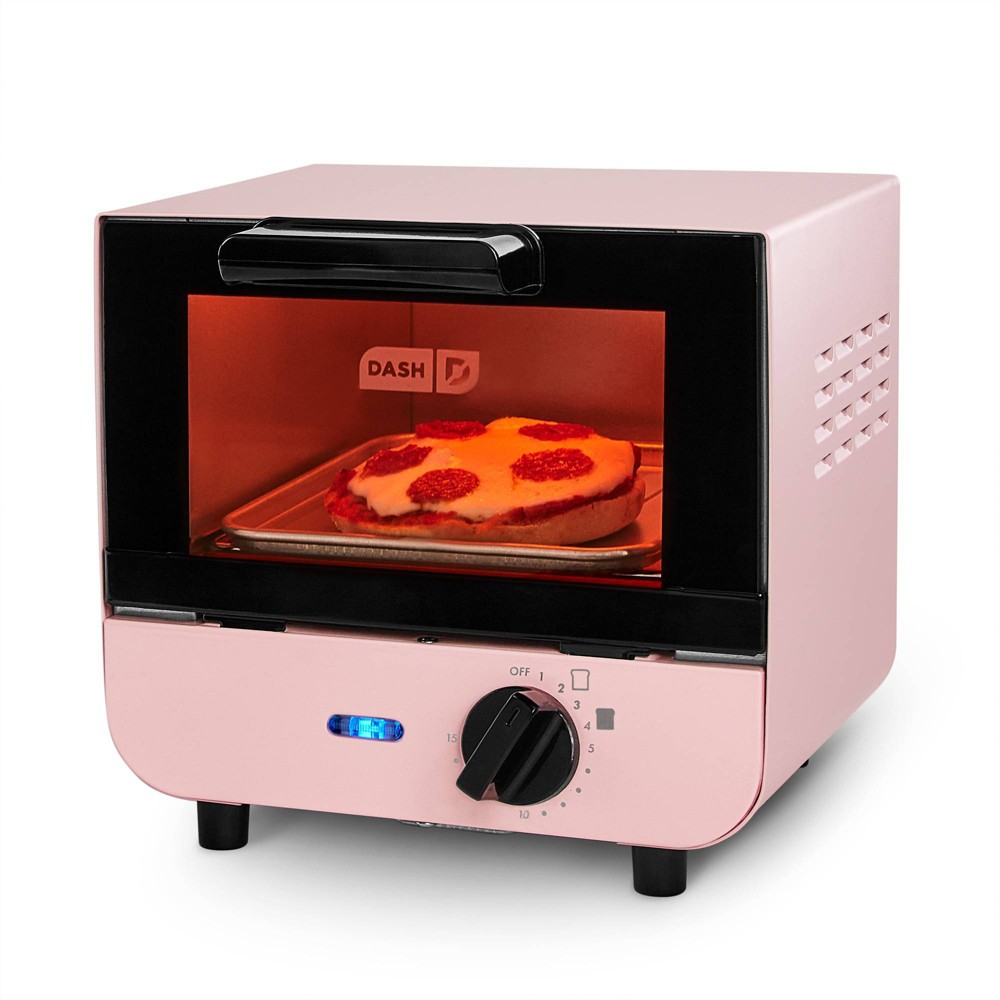 Dash Mini One-Slice Toaster Oven in Pink