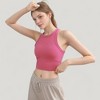 Anna-Kaci Active Women's High Neck Racerback Athletic Top with Contoured Seam Details - 3 of 4