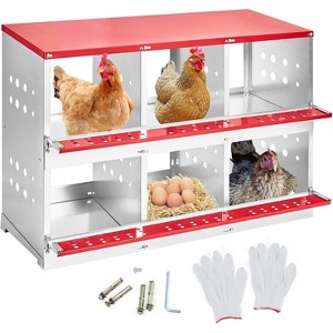 Chicken Nesting Box, Easy Egg Collection Large Vented Holes Chicken Coop Equipment with Vented Holes, Chicken Nesting Boxes for Hens, Rabbits, Ducks - 1 of 4