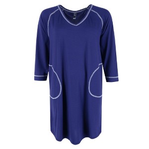 PJ Couture Women's Large Flower Pajama Sleep Shirt - 1 of 4