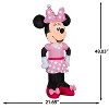 Gemmy Airblown Inflatable Minnie w/Party Hat Disney, 4 ft Tall, Pink - 3 of 4