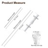 LunaLulinlk Mumo 6 Pcs Spring Tension Curtain Rod,Multifunctional Adjustable Rods for Kitchen Bathroom Wardrobe Closet - 4 of 4
