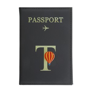 Unique Bargains Durable Letter Pattern Passport Holder 1 Pc - 1 of 4