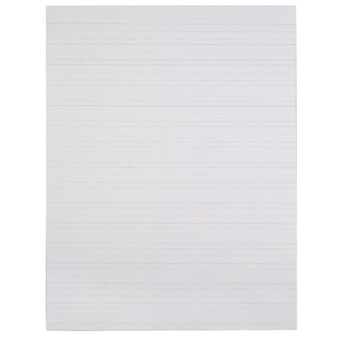 School Smart Primary Chart Paper, Skip-a-line, 24 X 32 Inches, White, 500  Sheets : Target