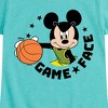 Girls' - Disney - Game Face Basketball Fitted Short Sleeve Graphic T-Shirt - 2 of 4