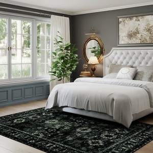 5x7ft Washable Area Rugs for Living Room Bedroom Kids Room Nursery Non-Slip, Vintage Area Rugs - 1 of 4