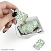 Big Dot of Happiness Sage Green Checkered Party - Mini Candy Bar Wrapper Stickers - Small Favors - 40 Count - 2 of 4
