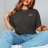 Simply Sage Market Embroidered Volleyball Mom Garment Dyed Tee - 3 of 4